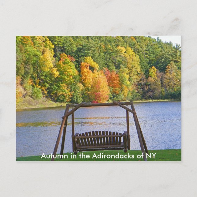 Carte Postale Autumn in the Adirondacks of NY Postcard (Devant)