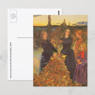 Carte Postale Autumn Leaves by Sir John Everett Millais