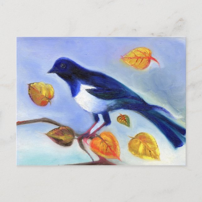 Carte Postale Autumn Magpie 2012 (Devant)