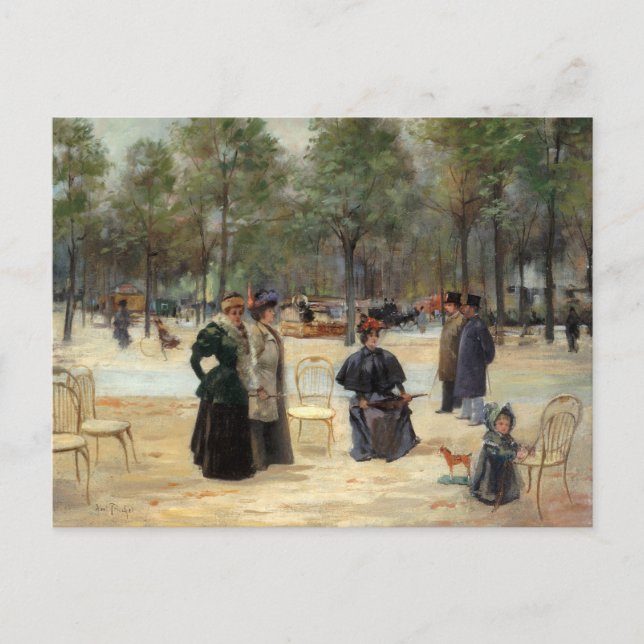 Carte Postale Aux Champs-Élysées | Louis Abel-Truchet becomes Le (Devant)
