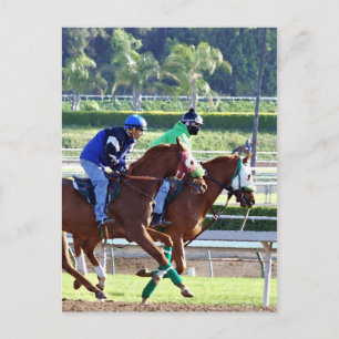 Carte postale aux courses