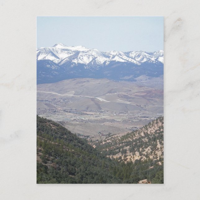 CARTE POSTALE AUX MONTAGNES (Devant)