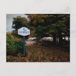 Carte postale aux signes de la ville de Dorset, Ve