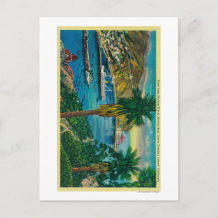 Carte Postale Avalon Bay, Père Noël Catalina Island de Skyline