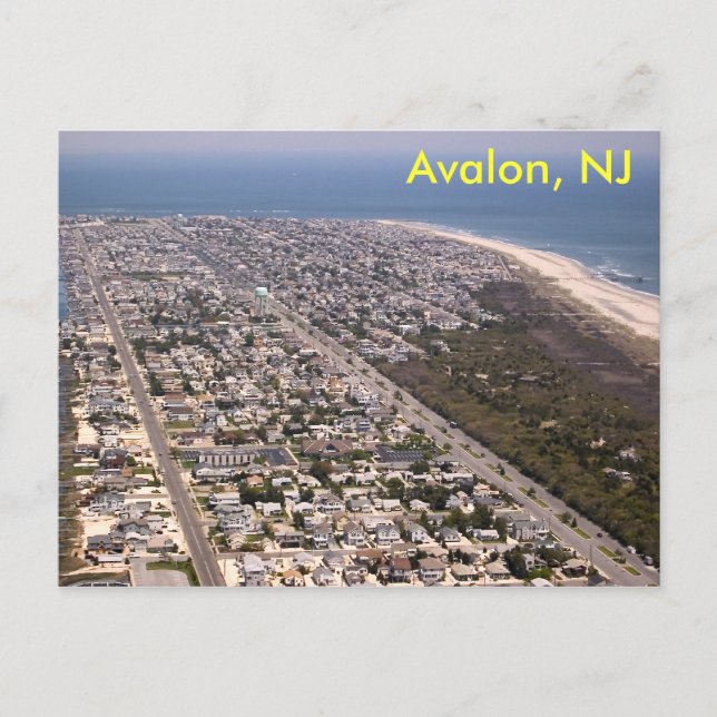 Carte Postale Avalon, NJ (Devant)