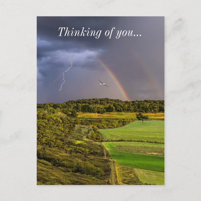 Carte Postale Avancer De La Tempête De Manière Peintique (Devant)
