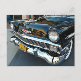 Carte Postale Avant d'un classique 1956 Chevy Bel Air Hot Rod