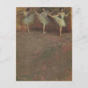 Carte Postale Avant le ballet d'Edgar Degas, Art Vintage