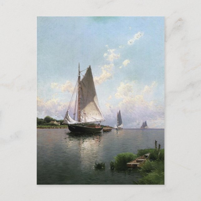 Carte Postale Avec Alfred Thompson Bricher Peintur (Devant)