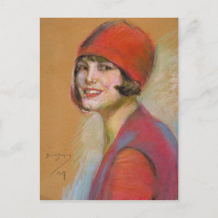 Carte Postale Avec Alice Pike Barney Peinture