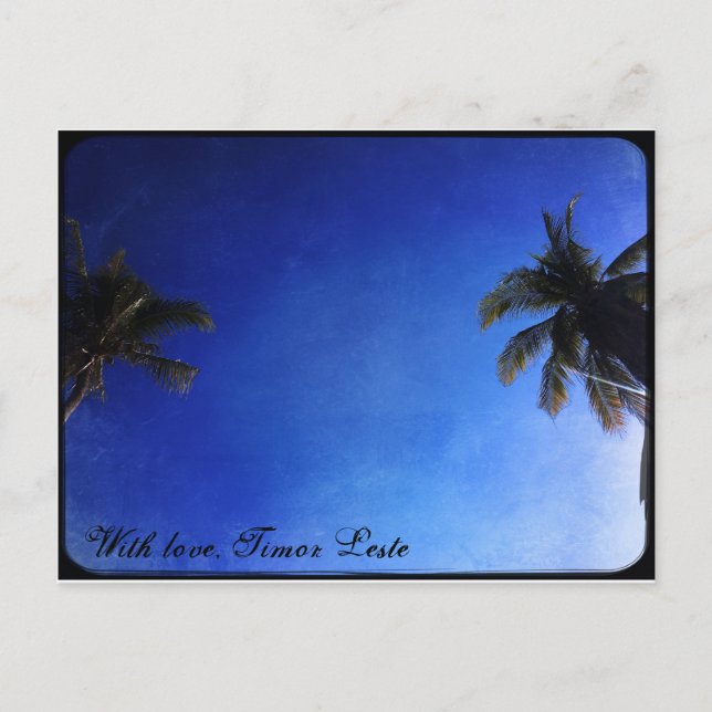 Carte Postale Avec amour, Timor Oriental (Devant)