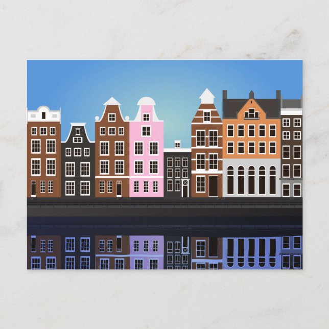 Carte postale avec Amsterdam (Devant)