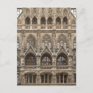 Carte postale avec architecture de renouveau gothi