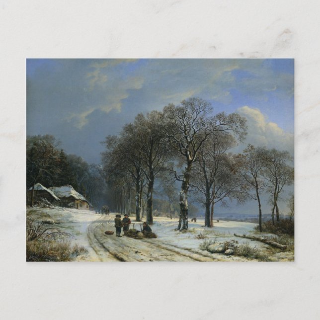 Carte Postale Avec Barend Cornelis Koekkoek Peintu (Devant)