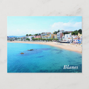 Carte postale avec Blanes