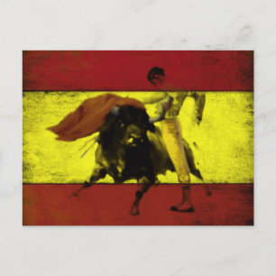 Carte postale avec Bullfight sur Dirty Spanish Fla