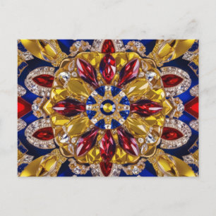 Carte postale avec Colombie Colors Design