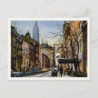Carte postale avec Cool Vintage New York Automne M