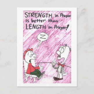 Carte postale avec des énonciations drôles