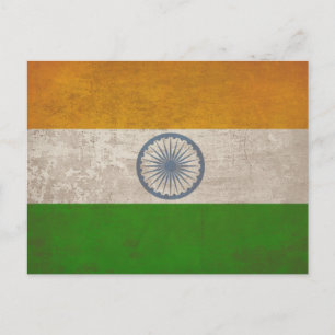 Carte postale avec Dirty Flag en Inde