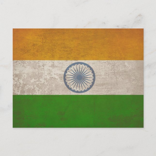Carte postale avec Dirty Flag en Inde (Devant)
