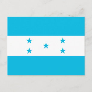 Carte postale avec Drapeau du Honduras