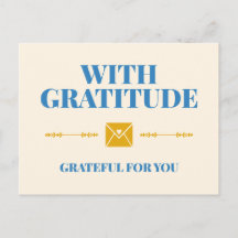 Avec Gratitude Reconnaissant Envers Vous Merci