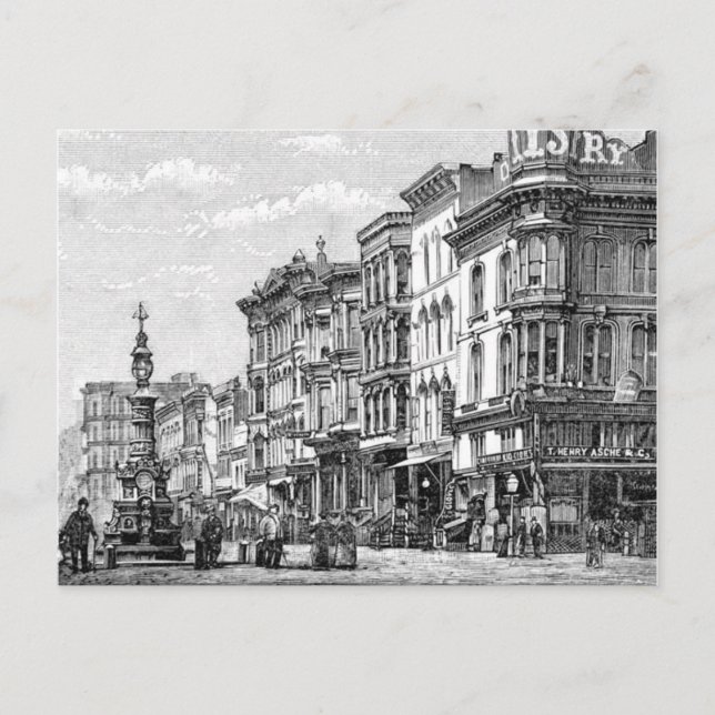 Carte postale avec image vintage de San Francisco (Devant)