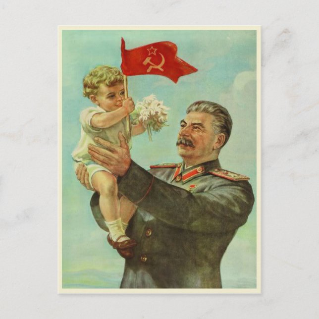 Carte postale avec impression Vintage de propagand (Devant)