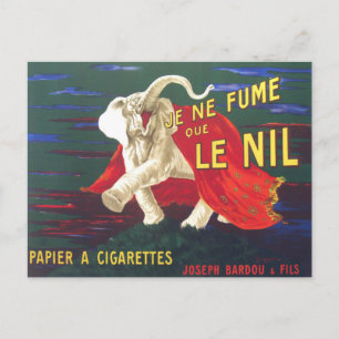 Carte postale avec imprimé Poster vintage de Franc