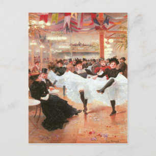 Carte Postale Avec Jean Beraud Peinture