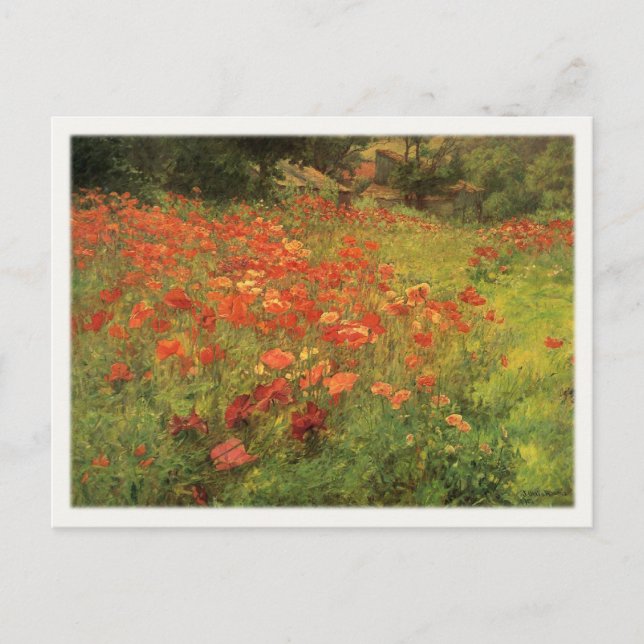 Carte postale avec John Ottis Adams Peinture (Devant)