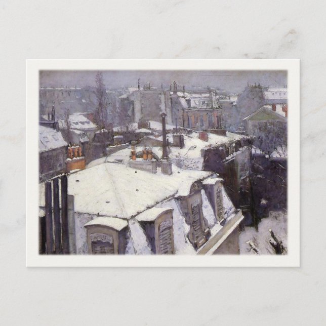 Carte Postale Avec La Célèbre Peinture Hiver (Devant)