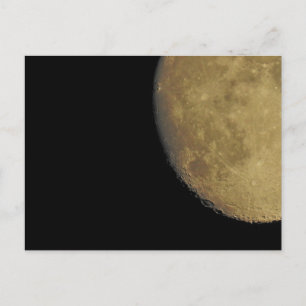 Carte postale avec la Lune