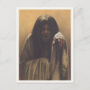Carte Postale Avec La Peinture De Carlos Schwabe