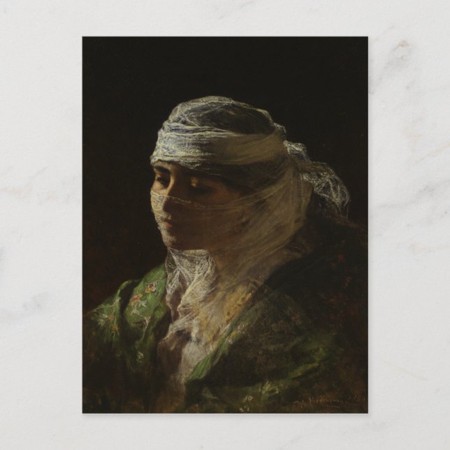 Carte Postale Avec La Peinture De Frederick Arthur (Devant)