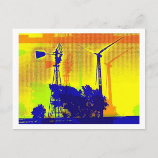 Carte Postale Avec l'ancien et avec le nouveau