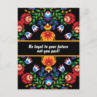 Carte Postale Avec motivation Awesome polish Folk Wycinanki