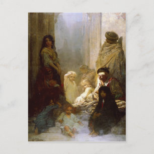 Carte Postale Avec Peinture Gustave Dore