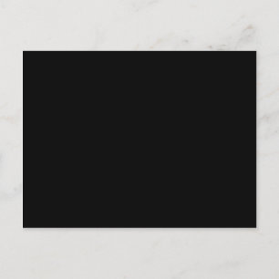 Carte Postale Avec Rien Sur Elle Sauf Couleur - Noir