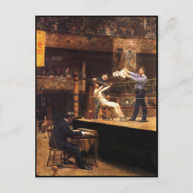 Carte Postale Avec Thomas Eakins Peinture (Devant)