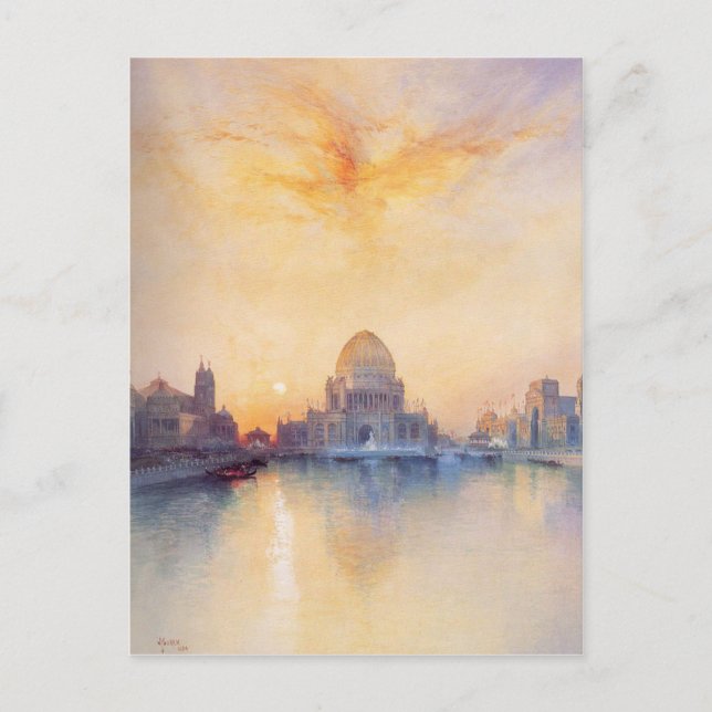 Carte Postale Avec Thomas Moran Peinture (Devant)