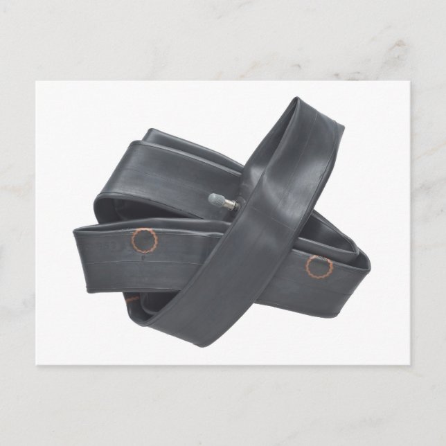 Carte postale avec tube en caoutchouc (Devant)