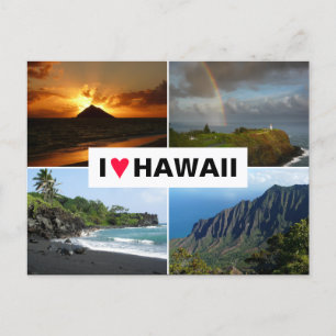 Carte postale avec un collage Hawaii 4 photo
