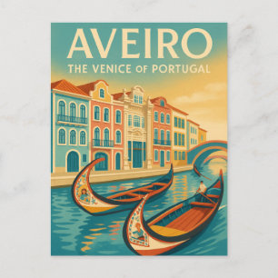 Carte Postale Aveiro – La Venise du Portugal