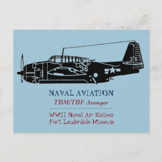 Carte Postale avenger tbm/tbf