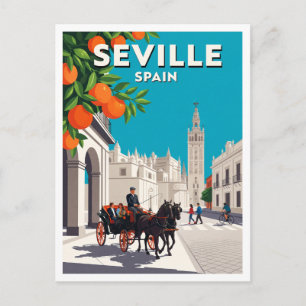 Carte Postale Avenida de la Constitución, Séville Espagne Souven