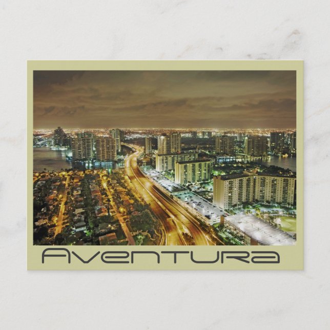 Carte Postale Aventura, Floride, États-Unis (Devant)