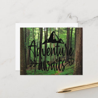 Carte Postale Aventure Attend