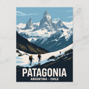 Carte Postale Aventure de montagne en Patagonie